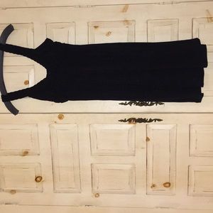 Black cotton dress